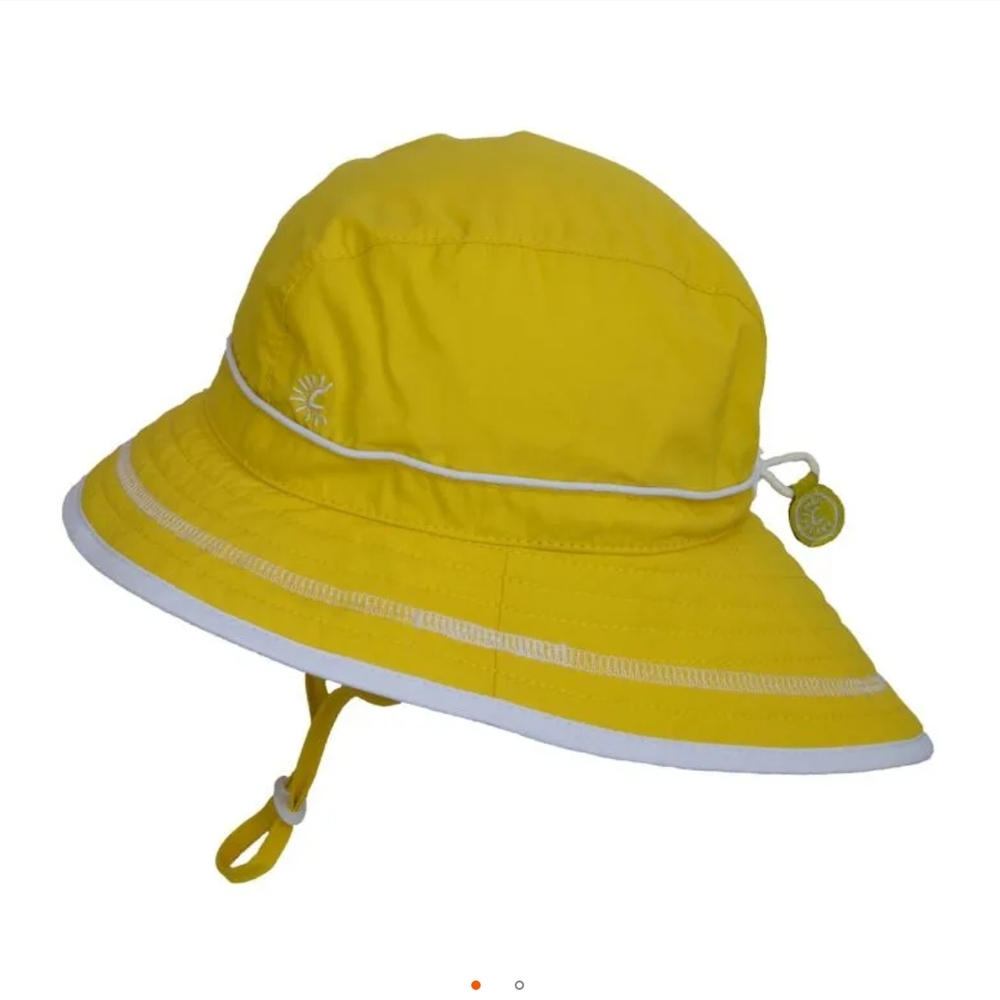 Calikids | Yellow Baby Sun Hat | 6-12 Months